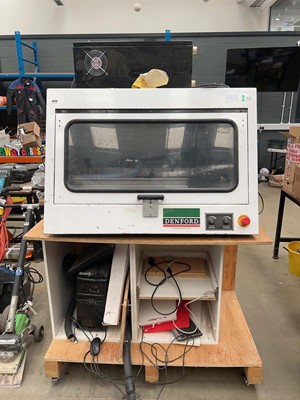 Lot 4519 - Denford micro router CNC machine plus 4 wheel...