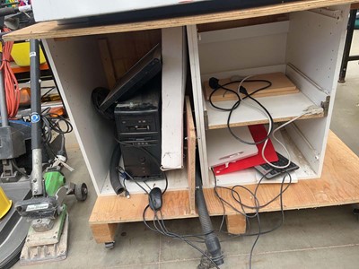 Lot 4519 - Denford micro router CNC machine plus 4 wheel...