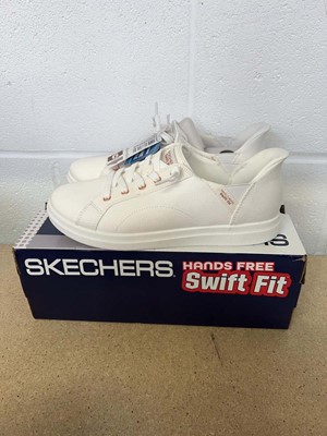 Lot 1267 - Boxed pair of Skechers hands free swift fit...