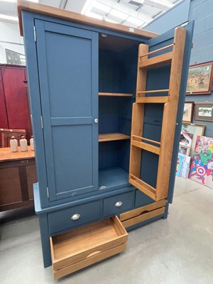 Lot 5268 - Three door kitchen cupboard with drawers under