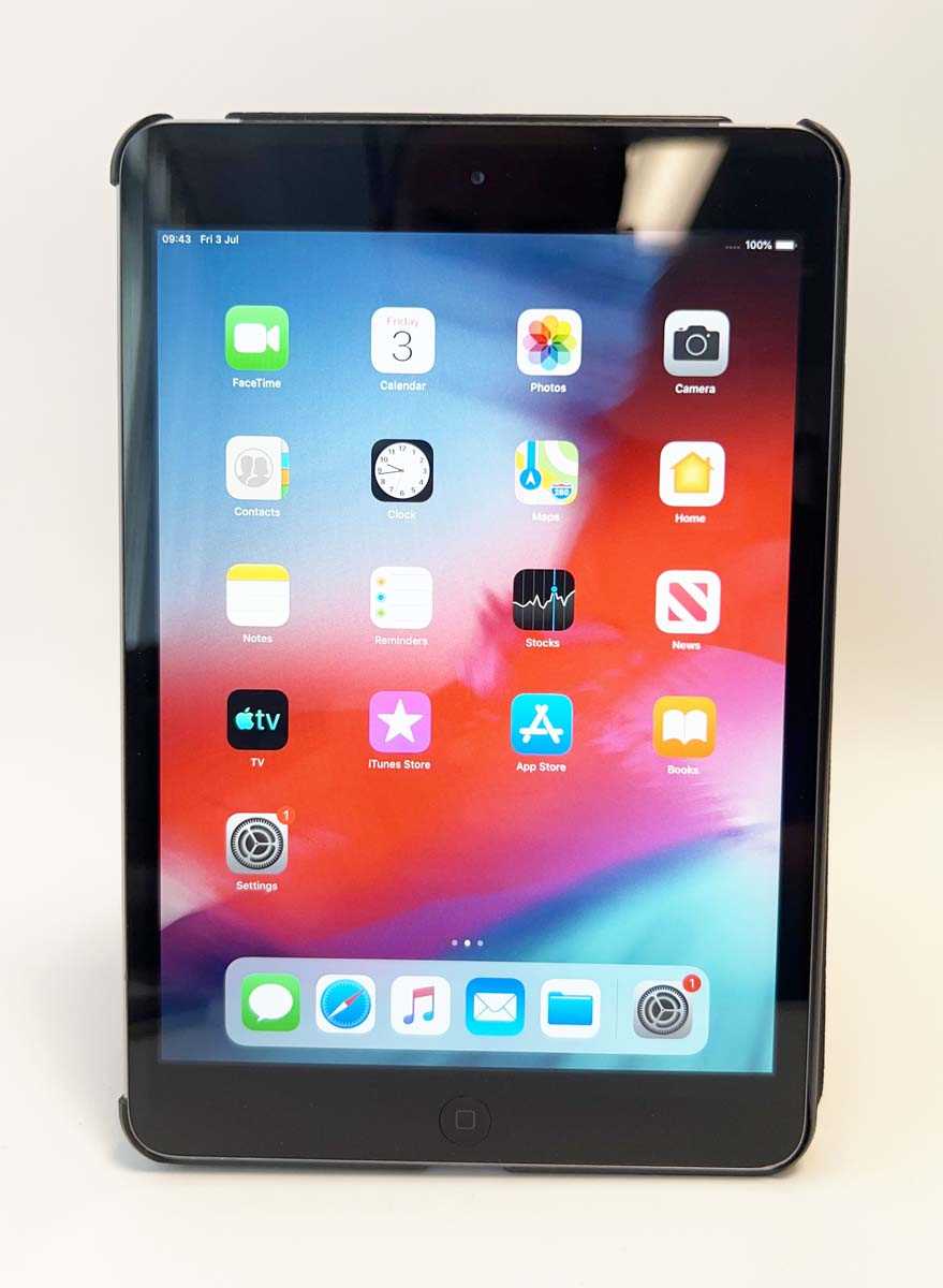 Lot iPad Mini 2 16GB (Cell) Silver with case