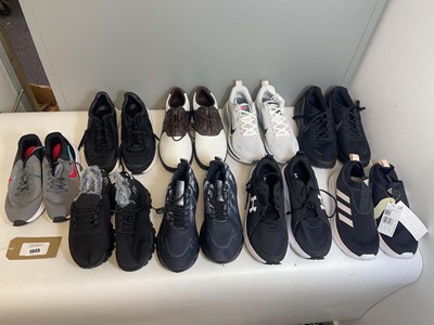 Lot 1945 - 9x Pairs of trainers to include Adidas, Nike,...