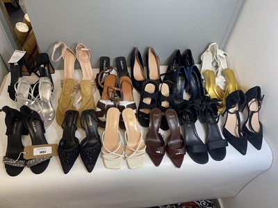 Lot 1957 - 18x Pairs of high heels to include Moonsoon,...