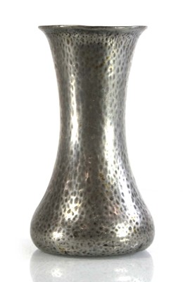 Lot 54 - An Arts & Crafts English Pewter vase by...