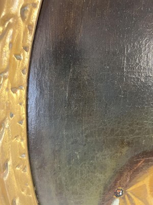 Lot 17th Century School, A half-length portrait of...