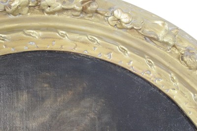 Lot 17th Century School, A half-length portrait of...