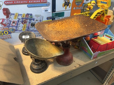 Lot 1427 - 2 sets of platform scales