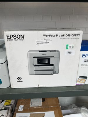 Lot 2013 - Boxed Epson Work Force Pro WF.C4810 DTWF printer