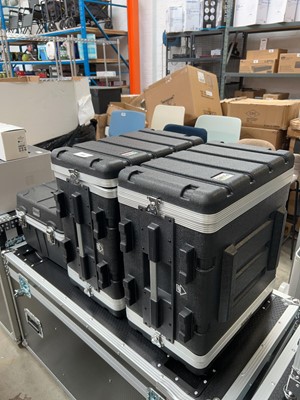 Lot 2031 - 3 Pulse heavy duty hard shell flight cases