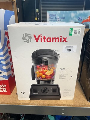 Lot 1113 - Vitamix E320 Explorian Series blender, boxed
