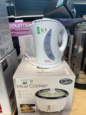 Lot 1117 - Quest Rice Cooker and a Kitchen Perfected kettle