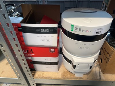 Lot 1135 - 3 Instant Rice Cookers including 1 boxed