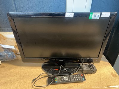 Lot 1171 - Logic HD TV/DVD display with PSU and remote...