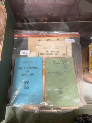 Lot 352 - A bag of ephemera and collectables to include...