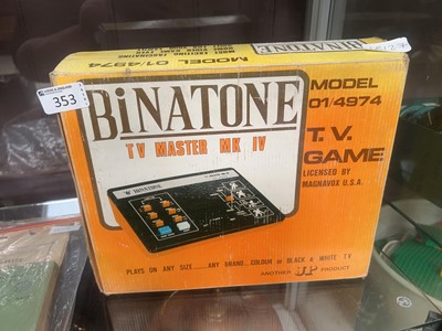 Lot 353 - A boxed Binatone TV Master Mark 4 TV dame