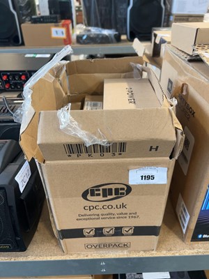 Lot 1195 - Box of 2-Power rechargeable laptop batteries,...
