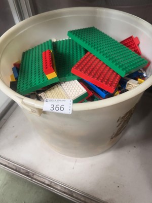 Lot 366 - A PVC bucket of loose LEGO