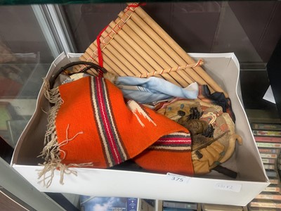 Lot 375 - Assorted collectables to include a relief...