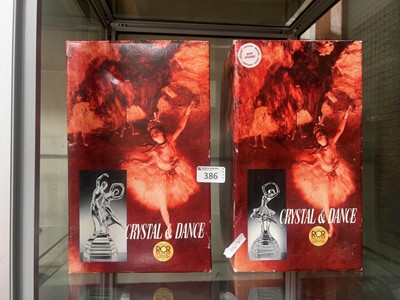 Lot 386 - Two boxed Royal Crystal Rock 'Crystal and...