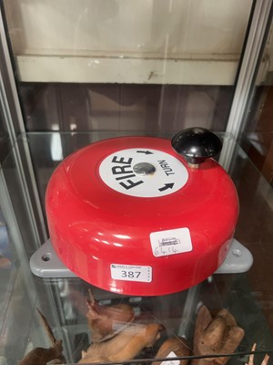 Lot 387 - Reproduction manual fire bell