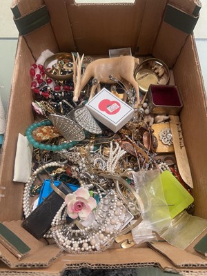 Lot 390 - Assorted costume jewellery to include bangles....