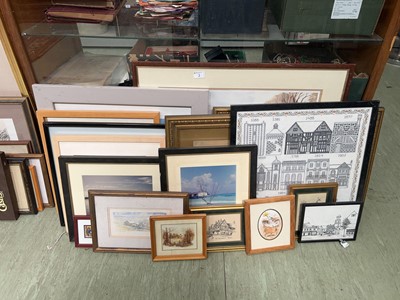 Lot 2 - An assortment of artwork and prints ro include...