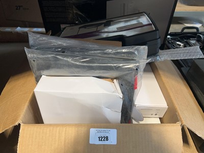 Lot 1228 - Box of misc. electrical accessories
