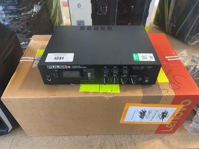 Lot 1231 - Pulse PLS 00558 mixer amplifier with accessories