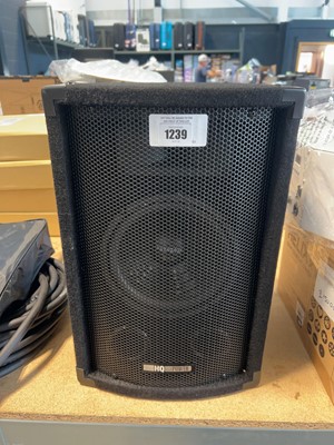 Lot 1239 - HQ Power VDSG8 2 way base reflex speaker