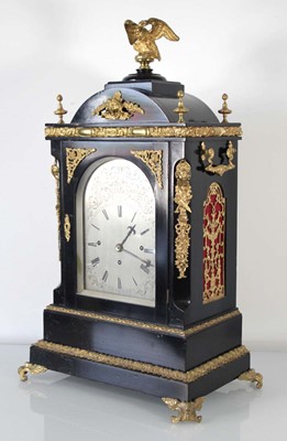 Lot 58 - A 19th century table or bracket clock, the...