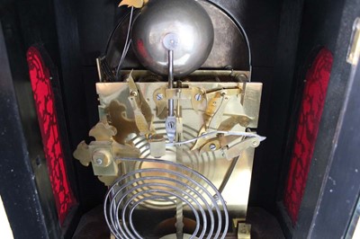Lot 58 - A 19th century table or bracket clock, the...