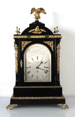 Lot 58 - A 19th century table or bracket clock, the...