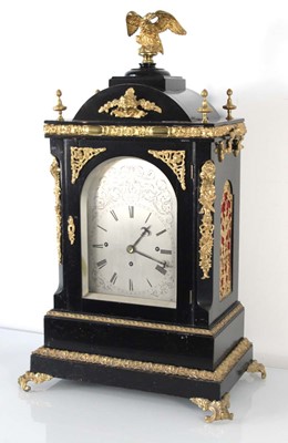 Lot 58 - A 19th century table or bracket clock, the...