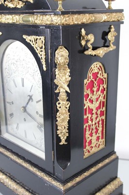 Lot 58 - A 19th century table or bracket clock, the...