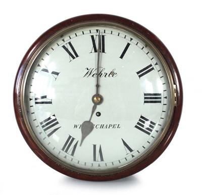 Lot 61 - A Victorian single fusee wall clock, the...