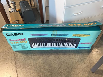 Lot 1252 - Casio Songbank CTK-450 keyboard, boxed