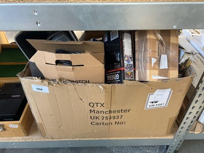 Lot 1254 - Large box of Pro-signal and other electrical...