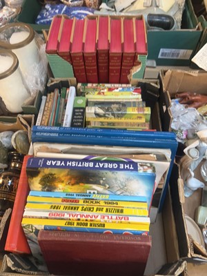 Lot 441 - A tray containing assorted books to include...