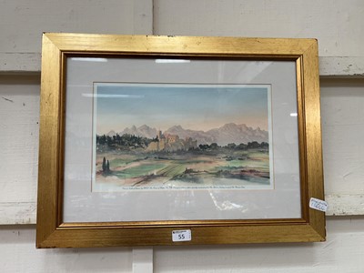 Lot 55 - A framed and glazed print 'The View In The...