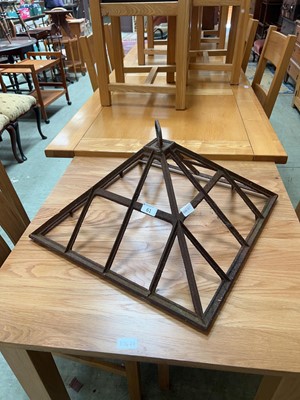 Lot 61 - A cast metal Victorian cloche top/ceiling...