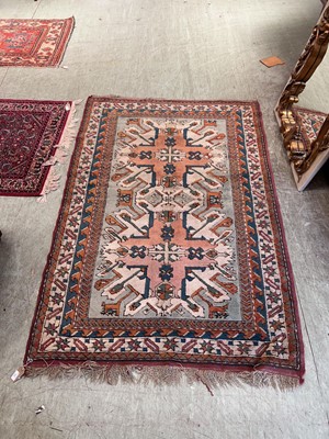 Lot 72 - A mid-20th century eastern pink ground hand...