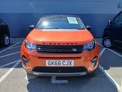Lot (GK66 CJX) 2016 Land Rover Discovery Sport...