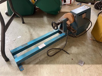 Lot 108 - A Clarke Woodworker type CWL6 wood lathe