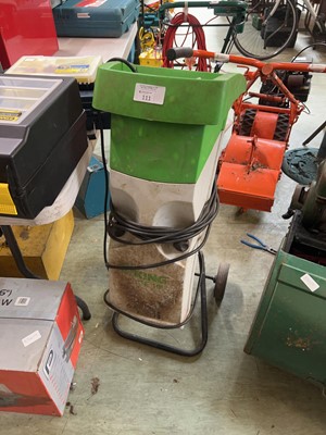 Lot 111 - An electric garden shredder
