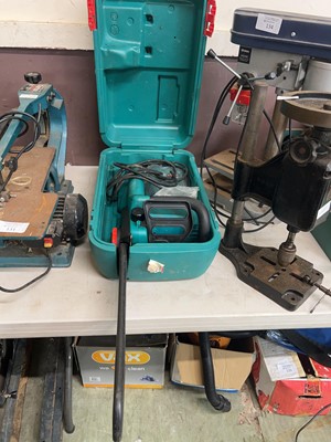 Lot 132 - A cased Bosch electric chainsaw