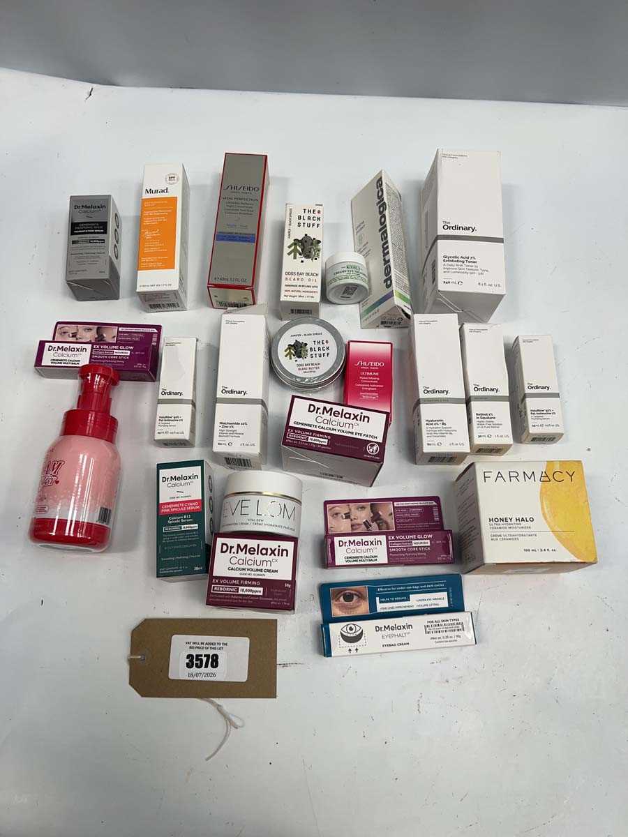 Lot 3578 - Mixed branded item to include The Ordinary,...