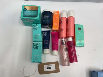 Lot 3579 - branded products to include Nip Fab, Rituals etc