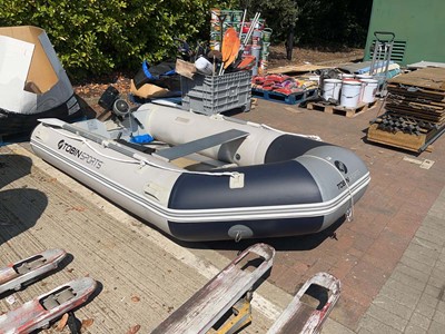 Lot 4273 - Tobin Sport inflatable dinghy, outboard petrol...