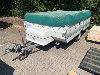 Lot 4283 - Conway single axle trailer plus cover