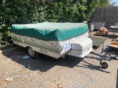 Lot 4283 - Conway single axle trailer plus cover